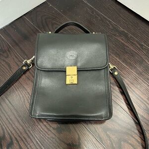 Longchamp Vintage Unisex Crossbody Messenger Bag